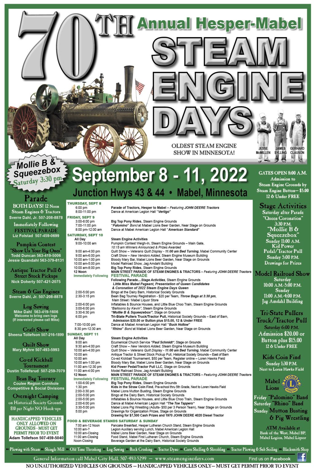 Steam Engine Days Poster